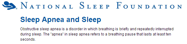 sleep apnea and sleep